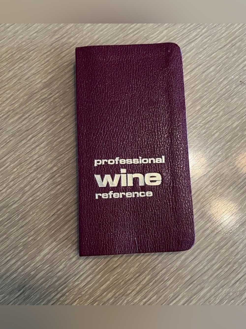 Vtg Professional Wine Reference Book Frank E Johnson Pocket Guide Maps Bar Cart